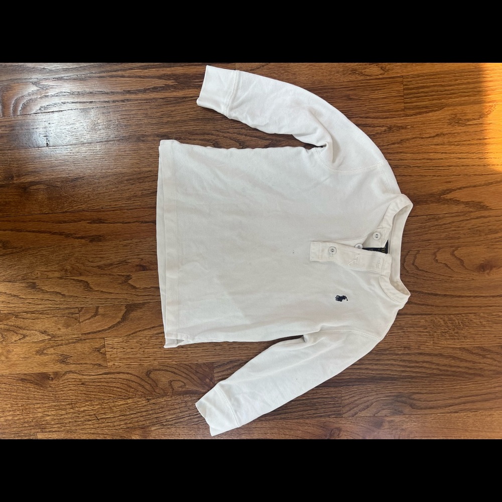 White long sleeve shirt - polo by Ralph Lauren - size 4T